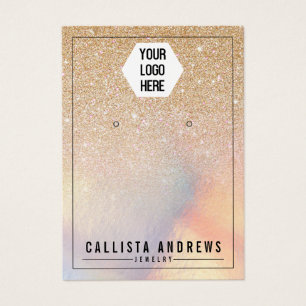 Écran d'oreille logo Iridescente Parties scintilla