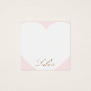 Écran d'oreille mignon rose Coeur