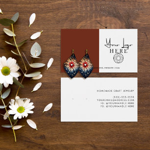 Écran d'oreille minimal en cuivre rouge blanc