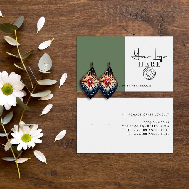 Écran d'oreille minimal vert Terre (Créateur téléchargé)