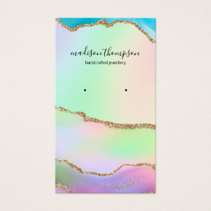 Écran d'oreille Pastel Rainbow Gold Bijoux