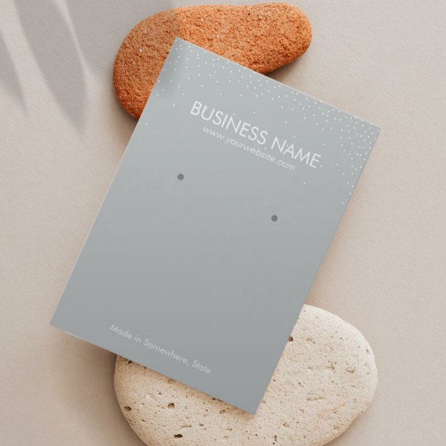 Écran d'oreille pour bijoux Confetti en argent ord (Créateur téléchargé)