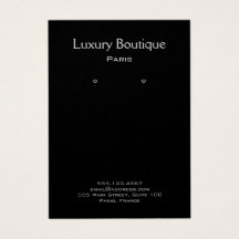 Écran d'oreille pour bijoux noirs minimes