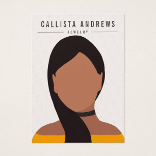 Écran d'oreille pour fille Brown longue et terrest