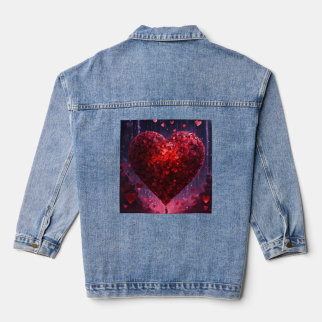 Écran en forme de coeur Denim (Verso)