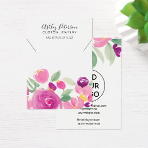 Ecran fleurie violette bijoux encolure