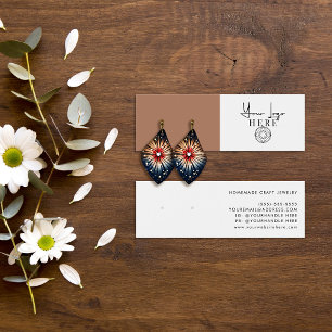 Écran minimaliste Sienna Brown blanc logo