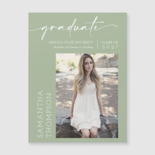 Écran vert poussiéreux - Mini script photo Magnet 