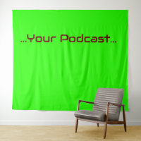 Écran vert - Vos mots Tapisserie
