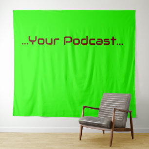Écran vert - Vos mots Tapisserie