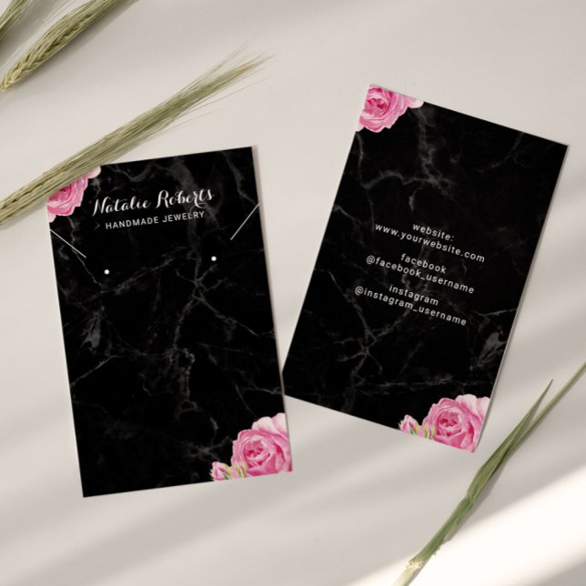 Écran vintage en marbre fleuri (Créateur téléchargé)