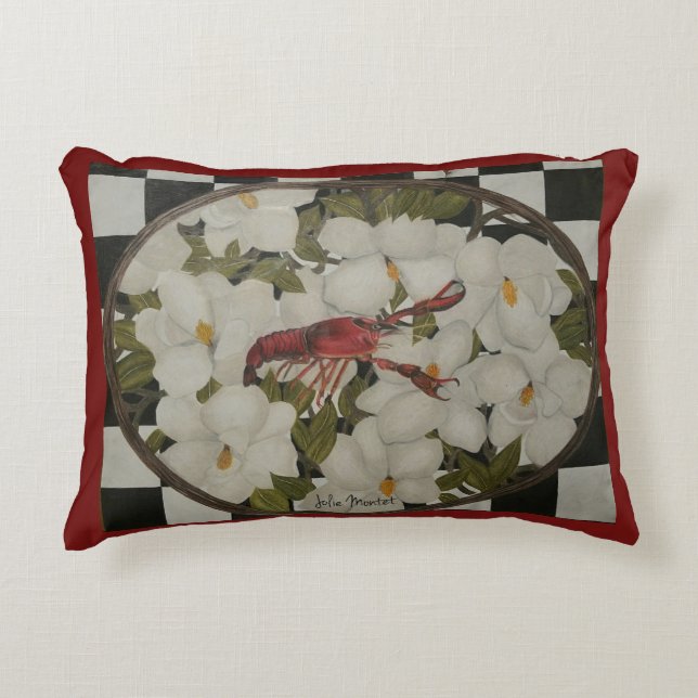 Écrevisses de la Louisiane et coussin de magnolias (Devant)