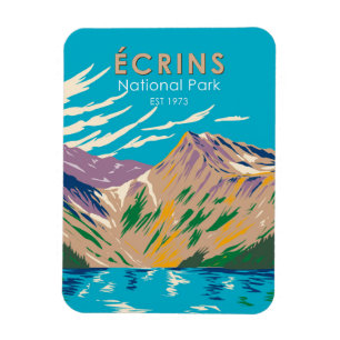 Ecrins Nationalpark Dauphine Alps Frankreich Magnet