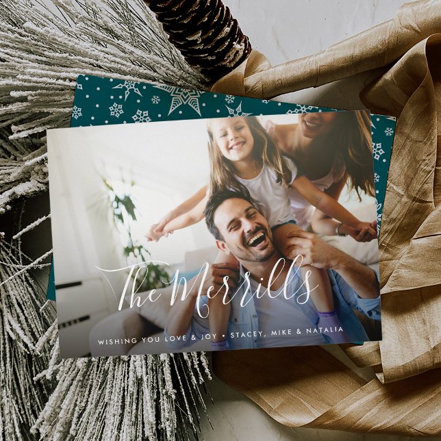 Écrit avec Élégance | Carte de Vœux de Fêtes (Créateur téléchargé)