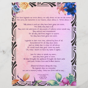 Écrits de route étroite papier personnalisé