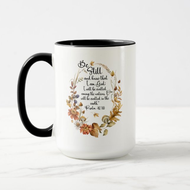 Écriture chrétienne Café Mug (Gauche)