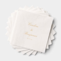 Écriture Classique Élégante Mariage Personnalisé O