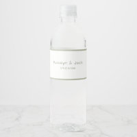Ecriture Décontractée Dusty Étiquettes de bouteill