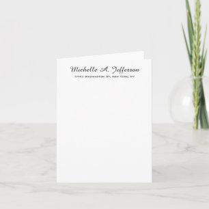 Écriture manuscrite classique Blanc tendance créat