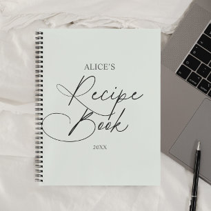 Écriture manuscrite de script du livre de recette