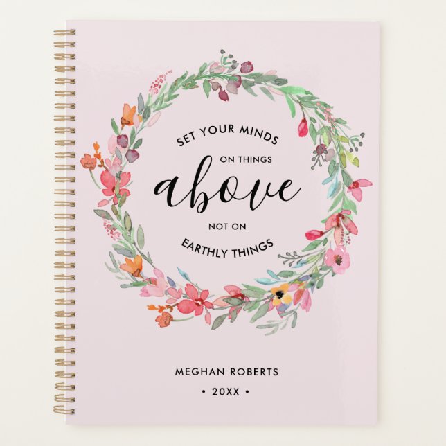 Écriture personnalisée moderne rose pâle (Devant)