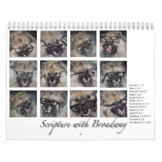 Écriture sainte avec Broadway, calendrier 2016