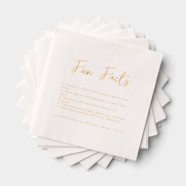Écriture stylée | Mariage Faits amusants (Insitu (empilé))