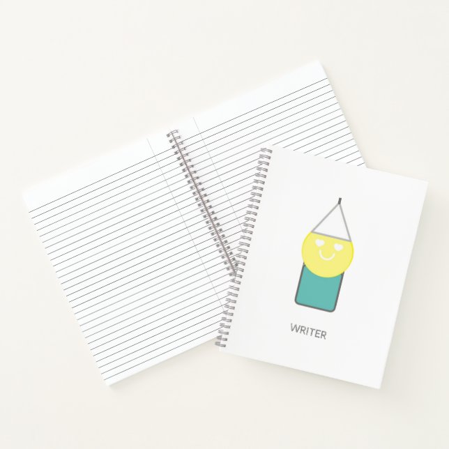 ÉCRIVAIN Carnet Spiral par la poète Adiela Akoo (Intérieur)