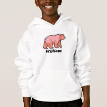 Écrivez votre nom sur cet Ours Pop Art rose