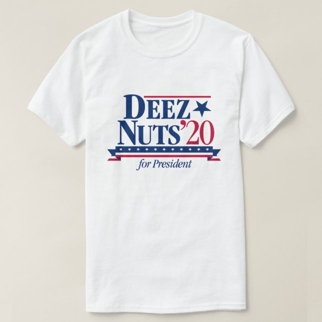 Écrous de Deez pour le T-shirt de président (Design devant)