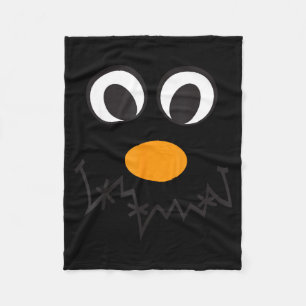 Ecrow-Gesicht-Lächeln-Erntedank-Halloween-Kostüm Fleecedecke