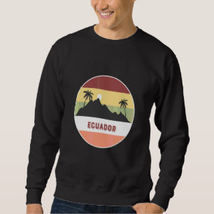 Ecuador Berg und Palmen Sweatshirt