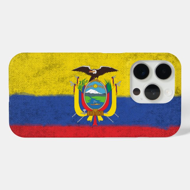 Ecuador Case-Mate iPhone Hülle (Rückseite (Horizontal))