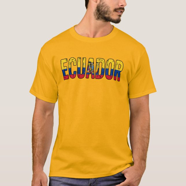 Ecuador-Design T-Shirt (Vorderseite)