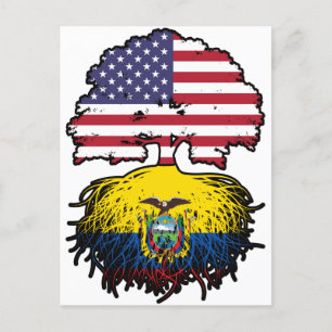 Ecuador Ecuadorianische amerikanische Tree Roots F Postkarte