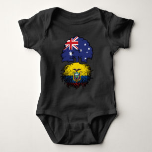 Ecuador Ecuadorianische australische Tree Roots Baby Strampler