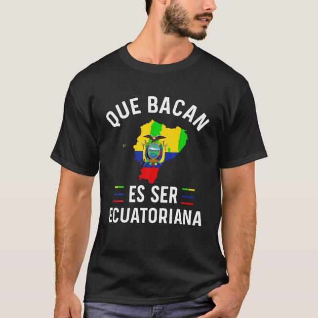 Ecuador Ecuadorianische Flagge Camiseta De Ecuator T-Shirt (Vorderseite)