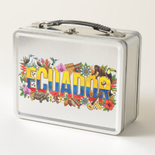 Ecuador Erbe - Wildtiere, Kultur & Tradition Metall Brotdose