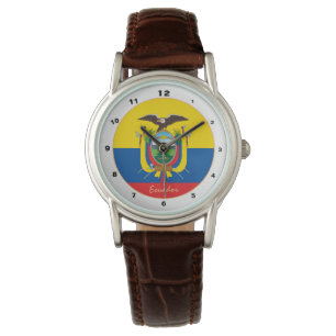 Ecuador Flag, Ecuador trendige Mode/Design-Uhr Armbanduhr