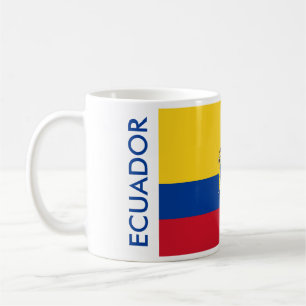 ECUADOR FLAG KAFFEETASSE