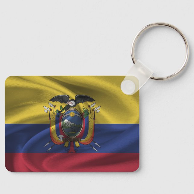 Ecuador Flag Schlüsselanhänger (Vorderseite)