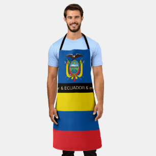 Ecuador Flag Schürze, Ecuador Koch Küche Schürze