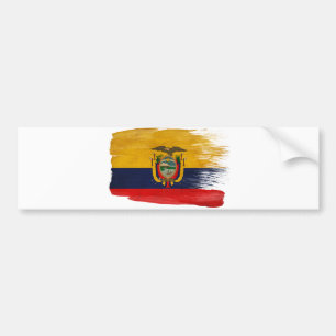 Ecuador-Flagge Autoaufkleber
