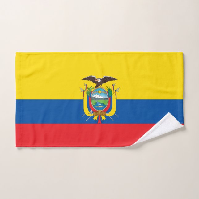 Ecuador-Flagge Badhandtuch Set (Handtuch)