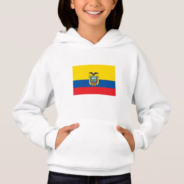 Ecuador-Flagge Hoodie (Vorderseite)