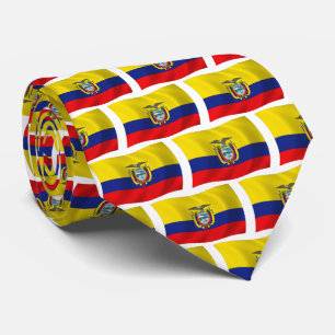 Ecuador-Flagge Krawatte