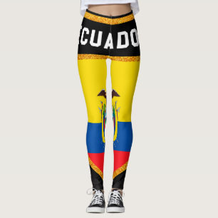 Ecuador-Flagge Leggings