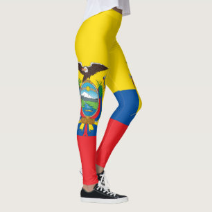 Ecuador-Flagge Leggings
