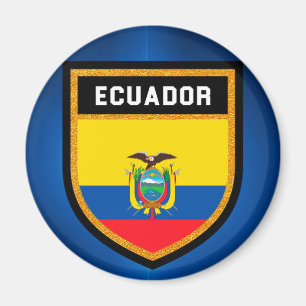 Ecuador-Flagge Magnet