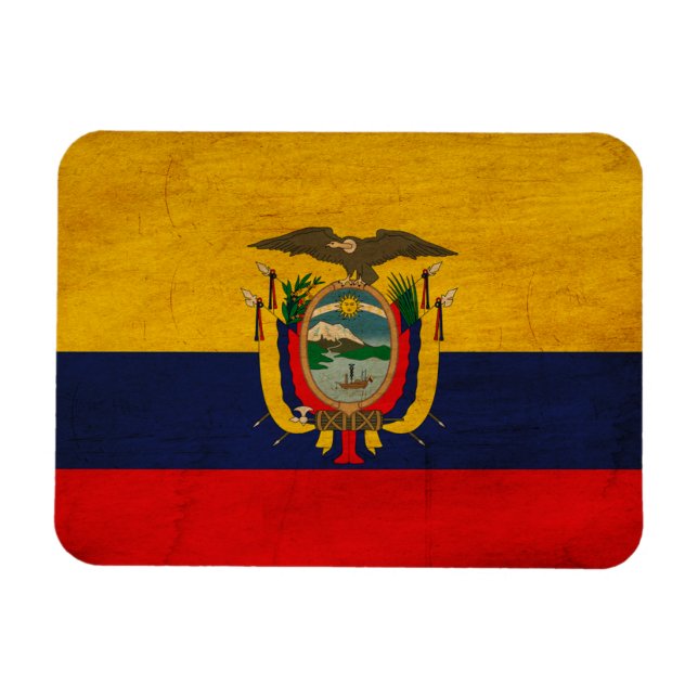 Ecuador-Flagge Magnet (Horizontal)